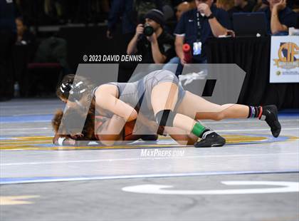Thumbnail 2 in CIF State Girls Wrestling Championships (QuarterFinals) photogallery.
