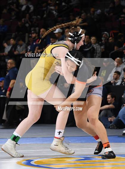 Thumbnail 3 in CIF State Girls Wrestling Championships (QuarterFinals) photogallery.