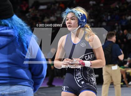 Thumbnail 2 in CIF State Girls Wrestling Championships (QuarterFinals) photogallery.