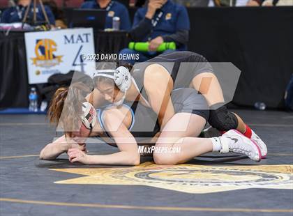 Thumbnail 1 in CIF State Girls Wrestling Championships (QuarterFinals) photogallery.