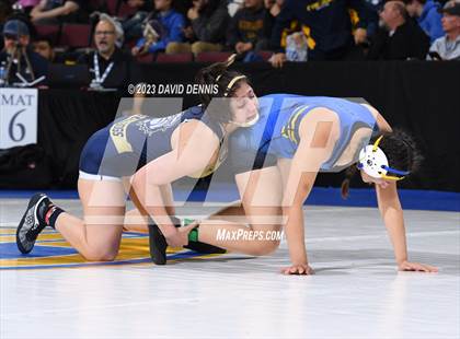 Thumbnail 3 in CIF State Girls Wrestling Championships (QuarterFinals) photogallery.