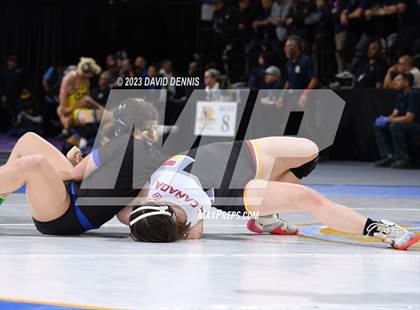 Thumbnail 2 in CIF State Girls Wrestling Championships (QuarterFinals) photogallery.