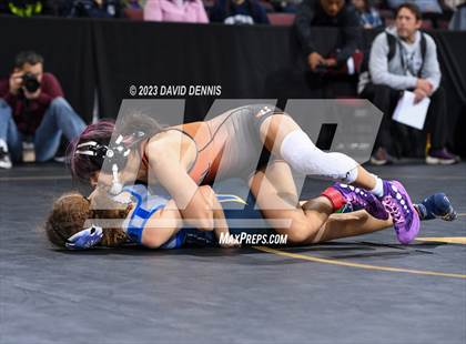Thumbnail 3 in CIF State Girls Wrestling Championships (QuarterFinals) photogallery.