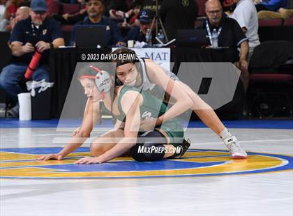 Thumbnail 2 in CIF State Girls Wrestling Championships (QuarterFinals) photogallery.