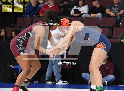 Thumbnail 3 in CIF State Girls Wrestling Championships (QuarterFinals) photogallery.