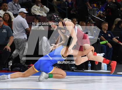Thumbnail 2 in CIF State Girls Wrestling Championships (QuarterFinals) photogallery.