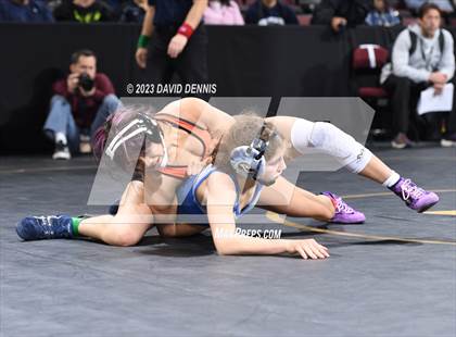 Thumbnail 2 in CIF State Girls Wrestling Championships (QuarterFinals) photogallery.