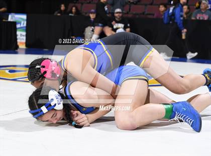 Thumbnail 2 in CIF State Girls Wrestling Championships (QuarterFinals) photogallery.