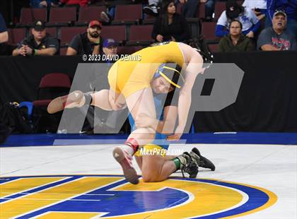 Thumbnail 3 in CIF State Girls Wrestling Championships (QuarterFinals) photogallery.