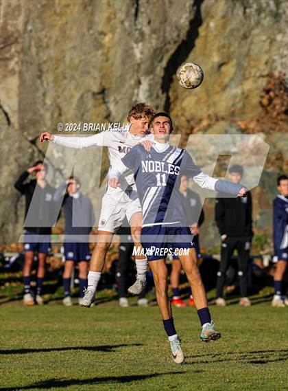 Thumbnail 3 in  Mount St. Charles Academy @ Noble & Greenough (NEPSAC Class B Quarterfinals) photogallery.
