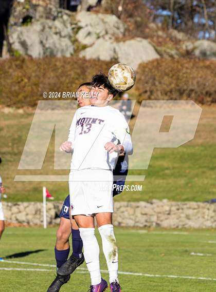 Thumbnail 2 in  Mount St. Charles Academy @ Noble & Greenough (NEPSAC Class B Quarterfinals) photogallery.