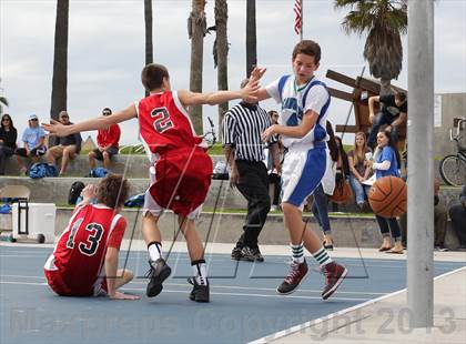 Thumbnail 1 in Oakwood vs. Pacifica Christian (@ Venice Beach) photogallery.