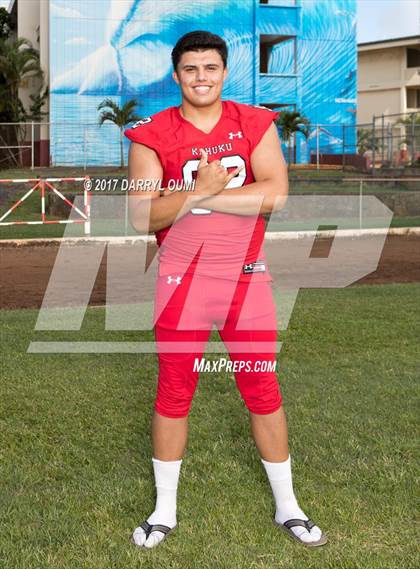 Thumbnail 2 in Kahuku (Preseason Early Contenders Photo Shoot) photogallery.