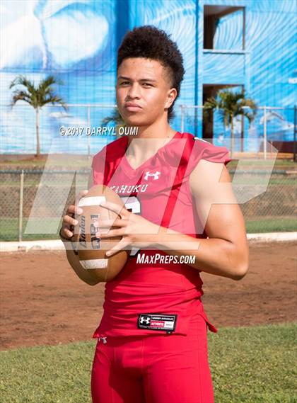Thumbnail 3 in Kahuku (Preseason Early Contenders Photo Shoot) photogallery.