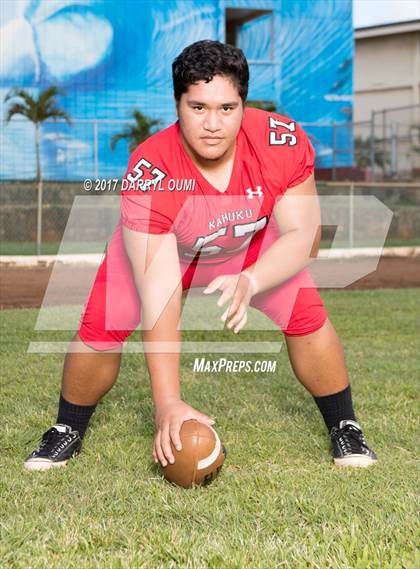 Thumbnail 1 in Kahuku (Preseason Early Contenders Photo Shoot) photogallery.