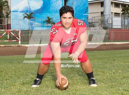 Thumbnail 2 in Kahuku (Preseason Early Contenders Photo Shoot) photogallery.