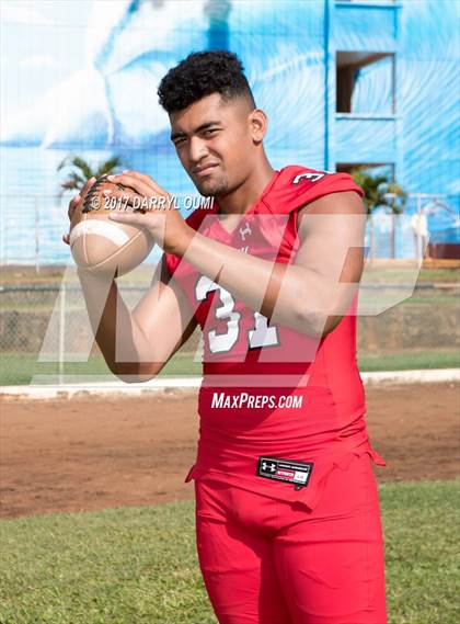 Thumbnail 3 in Kahuku (Preseason Early Contenders Photo Shoot) photogallery.