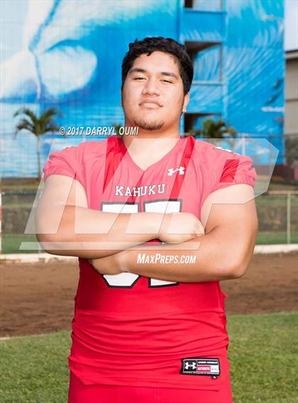 Thumbnail 1 in Kahuku (Preseason Early Contenders Photo Shoot) photogallery.