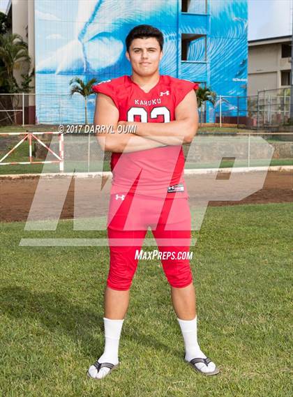 Thumbnail 1 in Kahuku (Preseason Early Contenders Photo Shoot) photogallery.