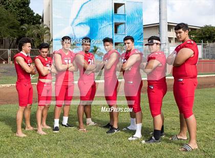Thumbnail 1 in Kahuku (Preseason Early Contenders Photo Shoot) photogallery.