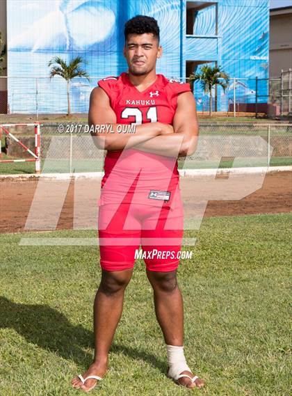 Thumbnail 3 in Kahuku (Preseason Early Contenders Photo Shoot) photogallery.
