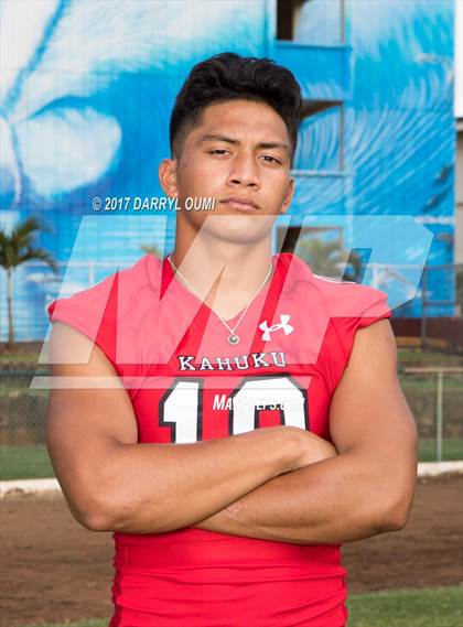 Thumbnail 3 in Kahuku (Preseason Early Contenders Photo Shoot) photogallery.