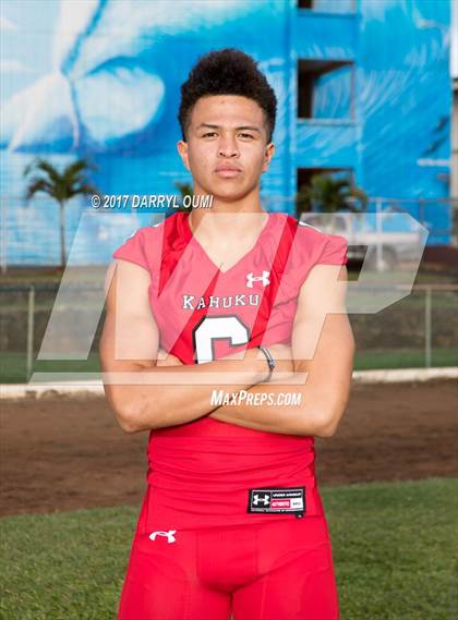 Thumbnail 1 in Kahuku (Preseason Early Contenders Photo Shoot) photogallery.