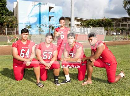 Thumbnail 3 in Kahuku (Preseason Early Contenders Photo Shoot) photogallery.