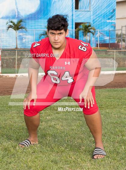 Thumbnail 1 in Kahuku (Preseason Early Contenders Photo Shoot) photogallery.
