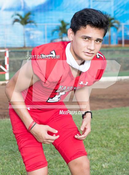 Thumbnail 2 in Kahuku (Preseason Early Contenders Photo Shoot) photogallery.