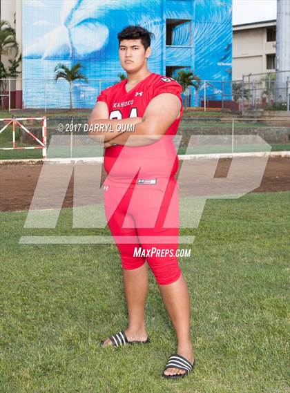 Thumbnail 3 in Kahuku (Preseason Early Contenders Photo Shoot) photogallery.