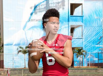 Thumbnail 2 in Kahuku (Preseason Early Contenders Photo Shoot) photogallery.