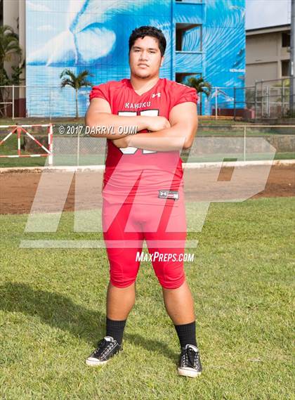 Thumbnail 3 in Kahuku (Preseason Early Contenders Photo Shoot) photogallery.