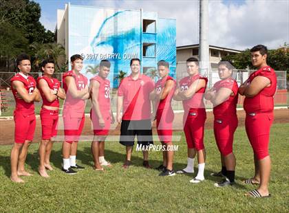 Thumbnail 3 in Kahuku (Preseason Early Contenders Photo Shoot) photogallery.