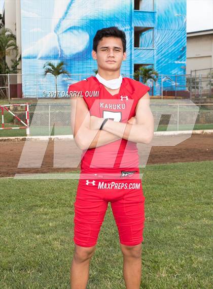 Thumbnail 3 in Kahuku (Preseason Early Contenders Photo Shoot) photogallery.