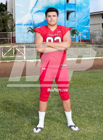 Thumbnail 3 in Kahuku (Preseason Early Contenders Photo Shoot) photogallery.