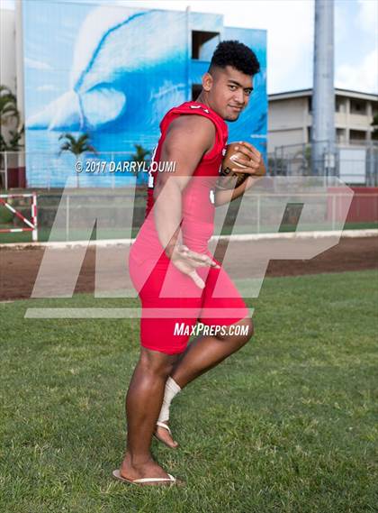 Thumbnail 3 in Kahuku (Preseason Early Contenders Photo Shoot) photogallery.