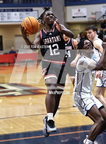 Thumbnail 3 in Caldwell Academy vs. The Burlington School (NCISAA 2A Final) photogallery.