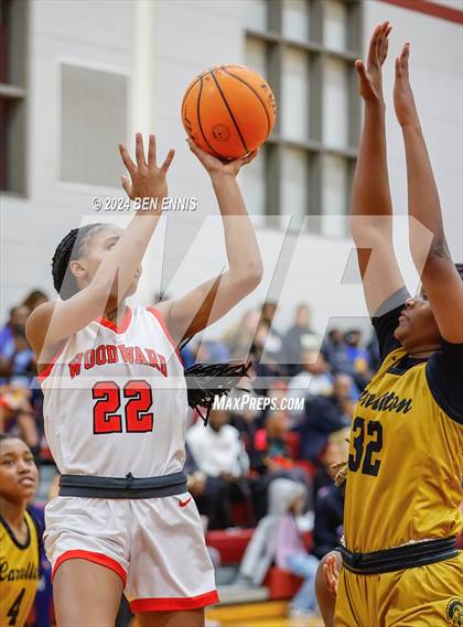 Thumbnail 3 in Carrollton vs. Woodward Academy (HIES MLK Classic) photogallery.