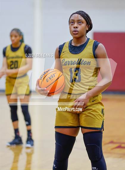 Thumbnail 2 in Carrollton vs. Woodward Academy (HIES MLK Classic) photogallery.