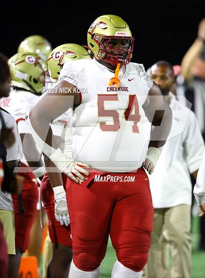 Thumbnail 2 in Creekside vs. Mater Dei photogallery.