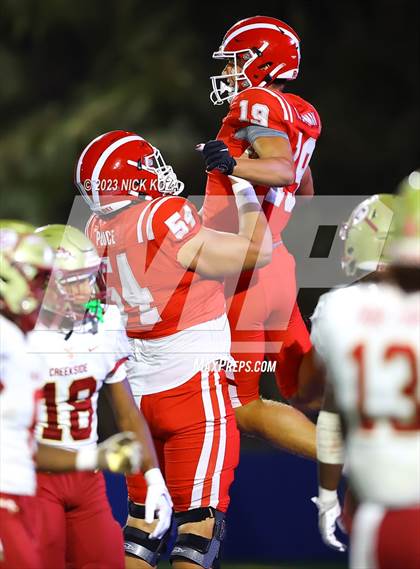 Thumbnail 2 in Creekside vs. Mater Dei photogallery.