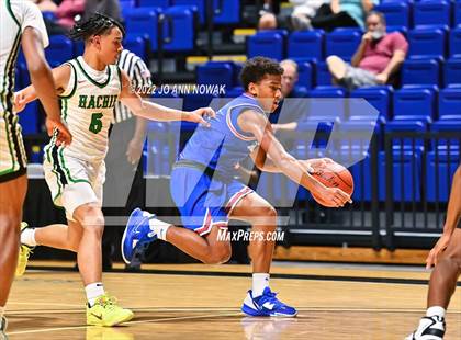 Thumbnail 1 in Waxahachie vs. Dickinson (Houston Methodist Cy-Hoops Invitational) photogallery.