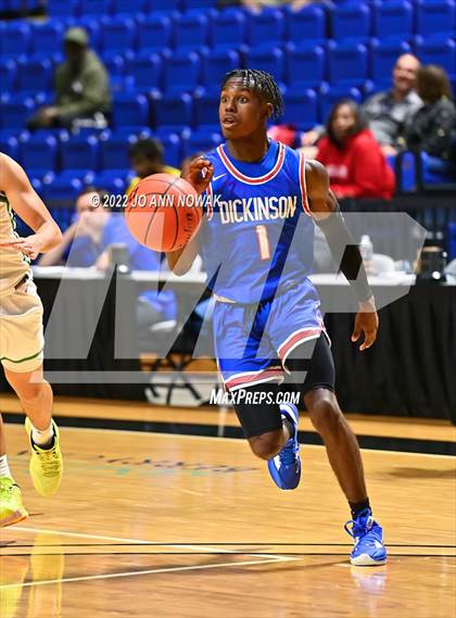 Thumbnail 3 in Waxahachie vs. Dickinson (Houston Methodist Cy-Hoops Invitational) photogallery.