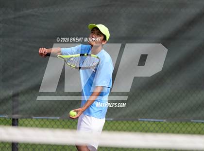 Thumbnail 3 in CHSAA Tennis 4A Region 4 Tournament Day 1 (Greeley, CO) photogallery.