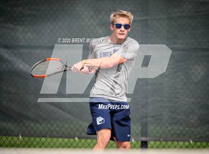 Thumbnail 1 in CHSAA Tennis 4A Region 4 Tournament Day 1 (Greeley, CO) photogallery.