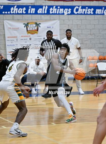Thumbnail 2 in North Tampa Christian Academy vs St Xavier (Sun Bash Tampa) photogallery.