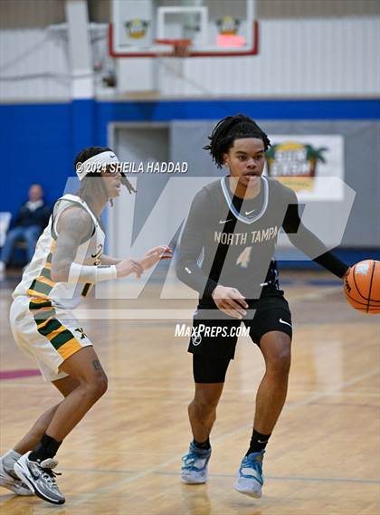 Thumbnail 3 in North Tampa Christian Academy vs St Xavier (Sun Bash Tampa) photogallery.