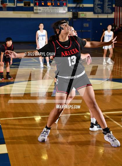 Thumbnail 1 in Arleta vs. San Marino (San Marino Tournament) photogallery.