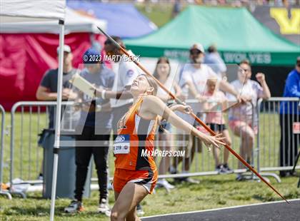 Thumbnail 3 in Class 1 Javelin (MSHSAA State Championship) photogallery.